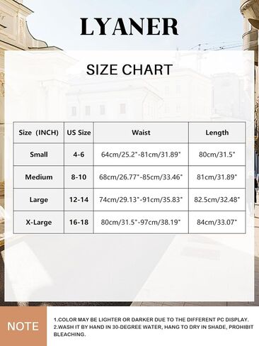 LYANER Women's Hight Waist Button Front Asymmetrical Hem A-Line Midi Skirts with Belt Black X-Large in Saudi Arabia