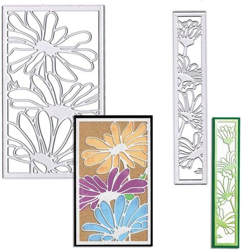 ALIBBON Bird on Branch Die Cuts for Card Making, Leaves Background Cutting Dies Metal Template Molds, Spring Tree Frame Dies for Crafting DIY Photo Album Paper Embossing Scrapbooking Supplies in Saudi Arabia