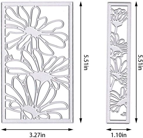 ALIBBON Bird on Branch Die Cuts for Card Making, Leaves Background Cutting Dies Metal Template Molds, Spring Tree Frame Dies for Crafting DIY Photo Album Paper Embossing Scrapbooking Supplies in Saudi Arabia