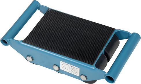 Vestil FMS-6 Fixed Machinery Skate with 6 Nylon Roller, Steel, 10-1/2" Rubber Surface Length, 8-1/2" Width, 4" Height, 6 Ton Capacity in Saudi Arabia