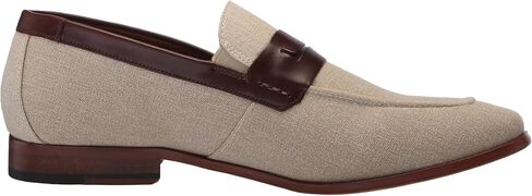 Stacy Adams Men's Gill Saddle Slip On Loafer, Sand Multi, 9 in Saudi Arabia