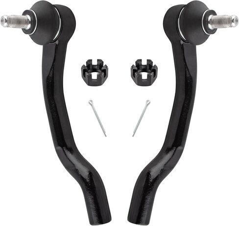 زوج (2) وصلات نهاية قضيب الربط الخارجي الأمامي لـ ACURA TSX 2009 2010 2011 201 2013 2014 جميع الموديلات، لهوندا أكورد 2008 2009 2010 2011 2012 جميع الموديلات ES800459 ES800460 in Saudi Arabia