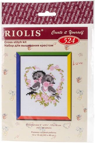 First Love Counted Cross Stitch Kit-5x6.25 10 Count in Saudi Arabia