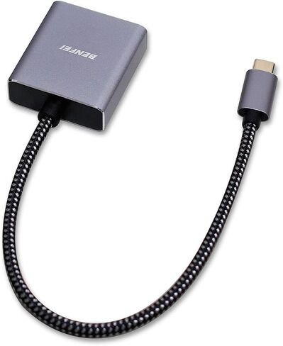 محول BENFEI USB-C إلى HDMI، محول USB من النوع C إلى HDMI [Thunderbolt 3] متوافق مع MacBook Pro 2020/2019/2018، MacBook Air/iPad Pro 2018، Samsung Galaxy S10/S9، Surface Book 2 والمزيد - رمادي in Saudi Arabia