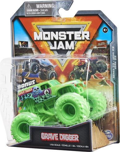 Monster Jam 2022 Spin Master 1:64 Diecast Truck with Bonus Accessory: Hyper Fueled Grave Digger in Saudi Arabia