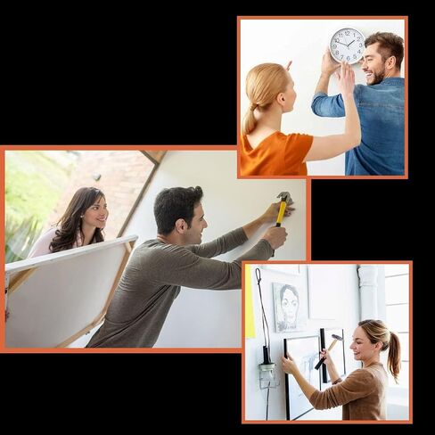Performore 20 Pack of Heavy Duty Picture Hanging Hooks with Nails, 100lbs Picture Hanging Kit Hardware for Canvas, Plaster Wall Hook Hangers, Hanging Pictures, Mirrors at Home and Office Decorations in Saudi Arabia