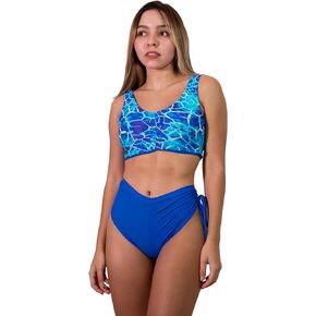 Aqua Top Bikini Set for Women, Two Piece Swimsuit, Bralette Top and Bottom, Comfortable and Sexy