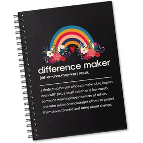 Chaos Coordinator 160 Blank Pages Spiral Notebook, Appreciation Gift for Boss Lady Manager Supervisor Secretary Teacher Nurse Mom, Farewell Gift for Coworker, Chaos Coordinator Gifts for Women