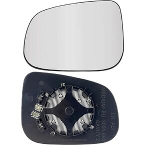 S60 Driver Side Heated Mirror Glass Compatible with 2012-2017 Volvo S60 2012-2016 Volvo S80 2015-2018 Volvo V60 Left Side Heated Mirror Glass with Rear Holder