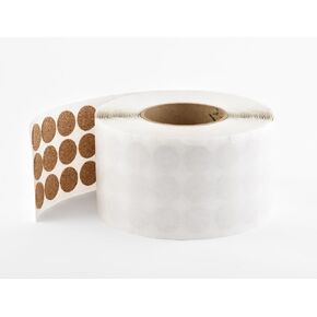 1-Inch Adhesive Cork Dots – 1,000-Pack of Mini Self-Adhesive Cork Circles – 1" Adhesive Back Discs – 1/16" Thick – Dots Packaged on a Roll in Saudi Arabia