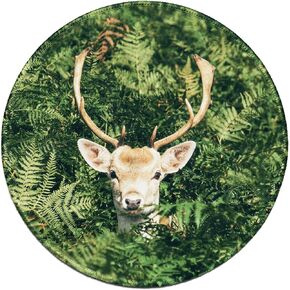 dealzEpic - Art Mousepad - Natural Rubber Mouse Pad Printed with A Proud Rooster - Stitched Edges - 9.5x7.9 inches