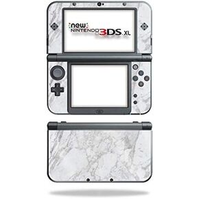MightySkins Glossy Glitter Skin for Nintendo New 3DS XL (2015) - Frost Marble | Protective, Durable High-Gloss Glitter Finish | Easy to Apply, Remove, and Change Styles | Made in The USA