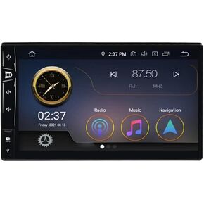 ROADYAKO 7Inch Android 9.0 Double Din Universal Car Radio Stereo for Ford for Honda for Hyundai for Kia for Nissan for Skoda Center Multimedia Head Unit FM GPS Navigation WIFI RDS Bluetooth Video 2Din