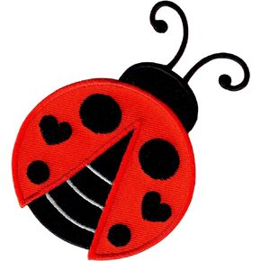 Ladybug Patch, Iron On/Sew On - Appliques for Kids Children