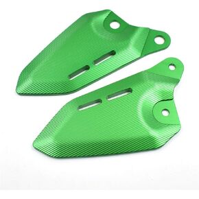 Motorcycle Accessories Foot Peg Footrest Rear set Heel Plates Guard Protector compatible with Kawasaki Z900RS z900 rs Z900RS Cafe 2018 2019 2020 2021 2022 2023 (Black)