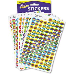 TREND ENTERPRISES: Positive Praisers, superSpots Stickers, Great on Homework, Incentives, Crafts, and as Collectibles, 68 Different Designs, 25 Sheets Included, For Ages 3 and Up