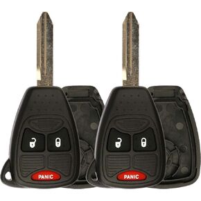KeylessOption Just the Case Keyless Entry Remote Control Car Key Fob Shell Replacement for OHT692427AA (Pack of 2)