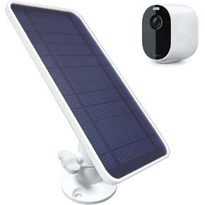 DIANMU Solar Panel for Arlo Essential Spotlight/XL Spotlight Camera Only (not for Essential 2K 2nd Gen), with 13FT Cable, Micro USB (not Type-C) Port, Al Alloy Wall Mount, Solar Panel Charger (1 Pack)