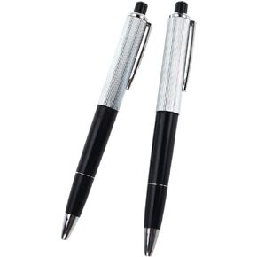 NUOBESTY Fun Electro Shock Pen 5PCS, Writing Black Plastic Ballpoint Shocking Pens Ball Pen Prank Joke Trick Toys Pen Funny Gadget Prank Toy for School Students in Saudi Arabia