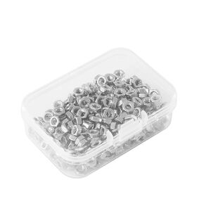 60 Pieces M6 Hex Nuts, Stainless Steel (304) 18-8 Nuts for Screws Bolts