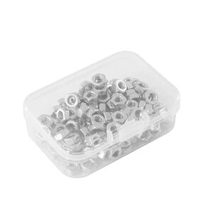 60 Pieces M6 Hex Nuts, Stainless Steel (304) 18-8 Nuts for Screws Bolts