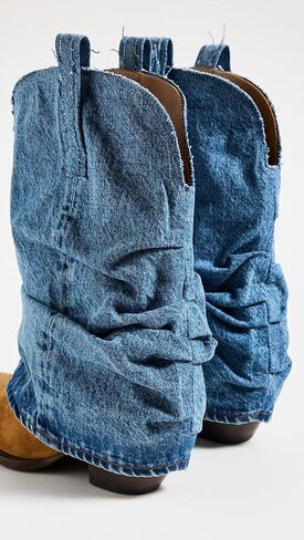 أحذية رعاة البقر مكتنزة للنساء من R13 in Kuwait