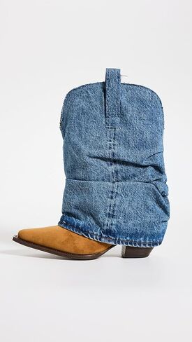 أحذية رعاة البقر مكتنزة للنساء من R13 in Kuwait