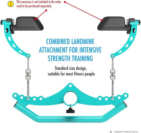 JFJ Home Gym Fitness Spreader Bar, Multi-Grip Wide LAT Pull Down Bar, Neutral Grip Handle, LAT Pulldown Attachments Long Bar for Cable Pulley System Mahine, T-bar Row Landmine Attachment in Saudi Arabia