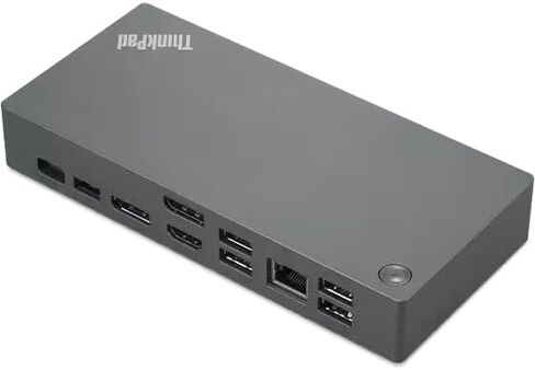 Lenovo ThinkPad USB Type-C Dock Gen 2 مع 4K (40B70090US) 135 وات + يتضمن كابل ZoomSpeed ​​HDMI (مع إيثرنت) + كابل ZoomSpeed ​​DisplayPort + كابل USB-C + حزمة المبتدئين in Kuwait