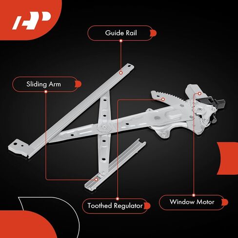 A-Premium Electric Power Window Regulator with Motor Compatible with Honda Civic 2012-2015 Sedan Front Right Passenger Side in Saudi Arabia