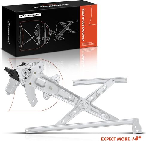 A-Premium Electric Power Window Regulator with Motor Compatible with Honda Civic 2012-2015 Sedan Front Right Passenger Side in Saudi Arabia