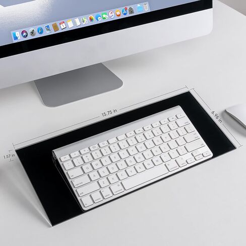 Dry Erase Desktop Glass Whiteboard Portable Small Desk Board (Black) in Saudi Arabia
