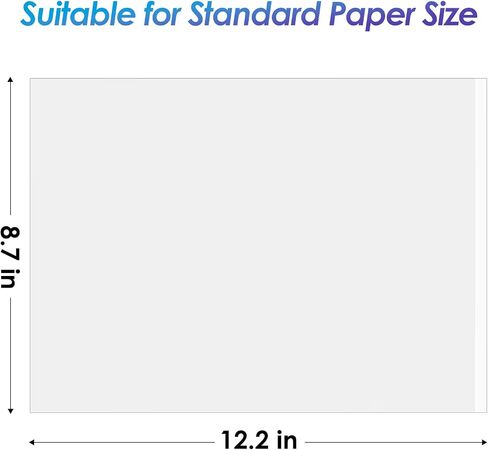 KTRIO Self-Adhesive Laminating Sheets 8.5 x 11 inches, 25 Sheets, 4 Mil Thickness, Clear Self Sealing Laminate Sheets for Crafts, No Machine Needed Stick Lamination Sheets in Saudi Arabia