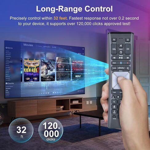New Replacement Xfinity XR11 Voice Remote Control for XFinity Comcast Activated Cable TV Backlit Remote Control in Saudi Arabia