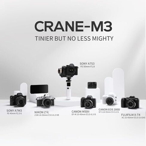 Zhi yun Crane M3 Pro Handheld 3-Axis Gimbal with Shotgun Mic & Expansion Base All in One Stabilizer for Mirrorless Camera Smartphone Action Camera in Saudi Arabia