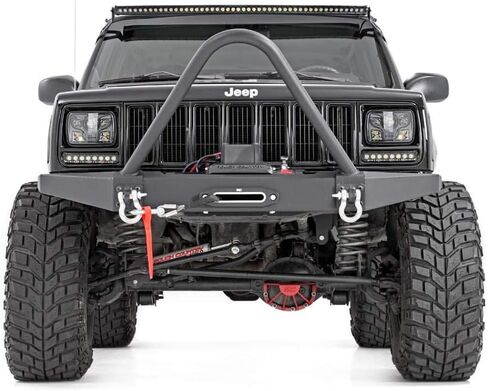Rough Country Front Winch Bumper for 1984-2001 Jeep Cherokee XJ - 10570 in Saudi Arabia