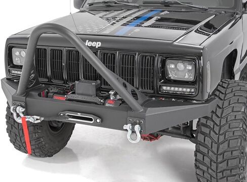Rough Country Front Winch Bumper for 1984-2001 Jeep Cherokee XJ - 10570 in Saudi Arabia