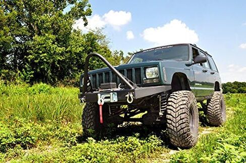Rough Country Front Winch Bumper for 1984-2001 Jeep Cherokee XJ - 10570 in Saudi Arabia