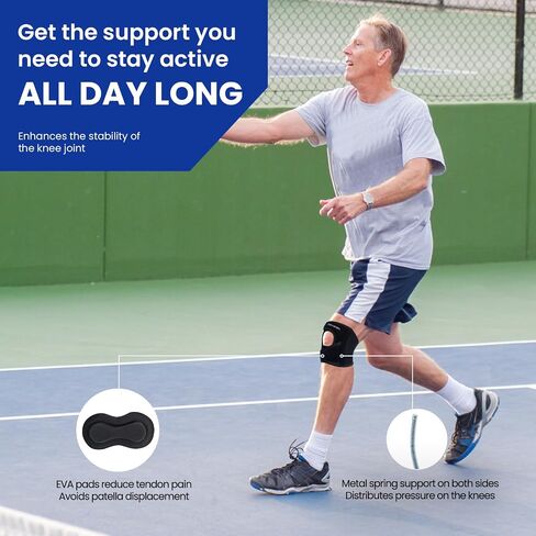 Galvaran Patellar Knee Brace Support Strap Knee Pain Relief Adjustable Knee Strap for Tendonitis, Arthritis, Jumpers, Tennis Running Injury Recovery (Medium) in Saudi Arabia