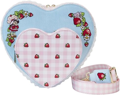 Loungefly Strawberry Shortcake Heart Shaped Figural Crossbody Bag in Saudi Arabia