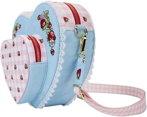 Loungefly Strawberry Shortcake Heart Shaped Figural Crossbody Bag in Saudi Arabia