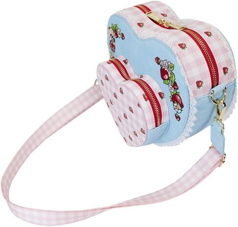 Loungefly Strawberry Shortcake Heart Shaped Figural Crossbody Bag in Saudi Arabia