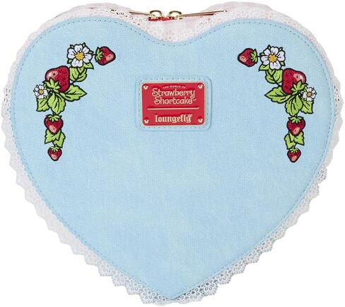 Loungefly Strawberry Shortcake Heart Shaped Figural Crossbody Bag in Saudi Arabia