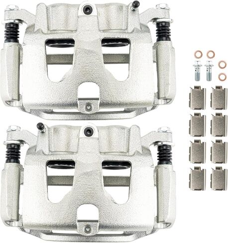 Rear Brake Caliper 18B5472 + 18B5473 Replacement For 2013-2022 F250 Super Duty, 2013-2022 F350 Super Duty, Pair Set of 2 Rear Driver and Passenger Side in Saudi Arabia