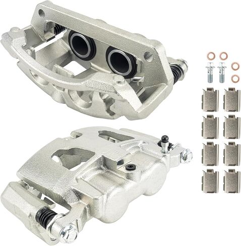 Rear Brake Caliper 18B5472 + 18B5473 Replacement For 2013-2022 F250 Super Duty, 2013-2022 F350 Super Duty, Pair Set of 2 Rear Driver and Passenger Side in Saudi Arabia