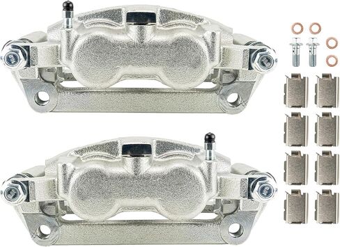 Rear Brake Caliper 18B5472 + 18B5473 Replacement For 2013-2022 F250 Super Duty, 2013-2022 F350 Super Duty, Pair Set of 2 Rear Driver and Passenger Side in Saudi Arabia