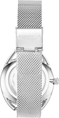 Stuhrling Original Womens Watches with Mother of Pearl Dial with Crystal Flower Ring - Analog Dress Watch 995 Lily Wrist Watches for Women - Ladies Watch Collection in Saudi Arabia