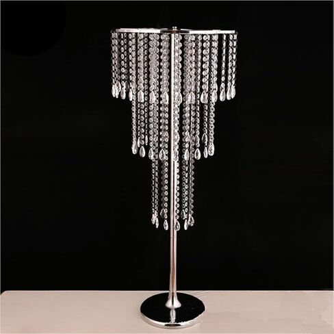 120 PCS Clear Acrylic Hanging Crystal beads Strings with Teardrop pendants Hanging Crystal Garland Strands Decorations for Centerpiece Christmas Tree Wedding Party in Saudi Arabia