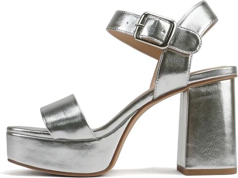 Soda “MACEY" ~ Women Open Square Toe Single Band High Heel Platform Dress Sandal with Adjustable Ankle Strap in Saudi Arabia