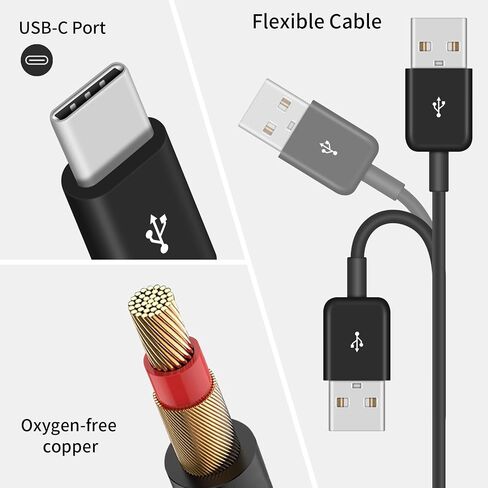 Poyiccot USB A to USB C Splitter Cable, Multi USB C Splitter Cable, 6 in 1 USB 2.0 Type A Male to 6 USB C Male Charging Cable, for USB Type-C Phone, Tablet, 5ft in Saudi Arabia